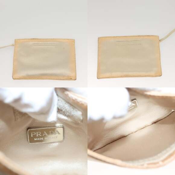 PRADA Hand Bag Vinyl Clear Beige - Picture 12 of 12